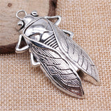 WYSIWYG 2pcs 4 Colors 62x34mm Cicada Charms Pendant For Jewelry Making DIY Jewelry Findings
