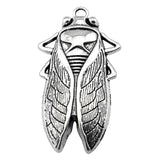 WYSIWYG 2pcs 4 Colors 62x34mm Cicada Charms Pendant For Jewelry Making DIY Jewelry Findings