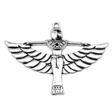 WYSIWYG 2pcs 42x56mm Pendant Winged Woman Egyptian Goodness Charm Pendants For Jewelry Making Egypt Goodnesspendants EF3950