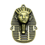 WYSIWYG 2pcs 50x35mm Egypt Queen Charms For Jewelry Making Antique Silver Color Antique Bronze Color DIY Jewelry Making