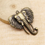2pcs 54x47mm Elephant Pendants DIY Jewelry Findings Elephant Pendants Charm Elephant Pendants Jewelry Accessories ef4442