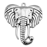 2pcs 54x47mm Elephant Pendants DIY Jewelry Findings Elephant Pendants Charm Elephant Pendants Jewelry Accessories ef4442