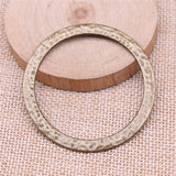 WYSIWYG 2pcs 54x54mm Big Circle Connector Charms For Jewelry Making Antique Bronze Antique Silver Color Jewelry Accessories