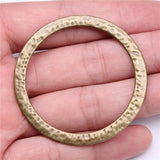 WYSIWYG 2pcs 54x54mm Big Circle Connector Charms For Jewelry Making Antique Bronze Antique Silver Color Jewelry Accessories