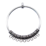 WYSIWYG 2pcs 55x47mm Antique Silver Color Antique Bronze Color Earring Connector For Jewelry Making DIY Jewelry Findings