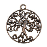 WYSIWYG 2pcs 57x50mm Tree Charms For Jewelry Making Jewelry Accessories Antique Silver Plated Antique Bronze Plated EF3731