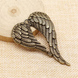 WYSIWYG 2pcs 67x42mm Charms Big Angel Wings Antique Bronze Antique Silver Color Pendants Making DIY Handmade Finding Jewelry EF3907
