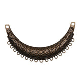 WYSIWYG 2pcs 86x50mm Antique Silver Color Necklace Connector For Jewelry Making DIY Jewelry Findings