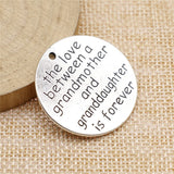 WYSIWYG 2pcs Antique Silver Color Tone 33mm Plate Charms Pendant For Jewelry Making DIY Jewelry Findings