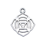 WYSIWYG 35pcs 15x18mm Antique Silver Color Chakra Charms Pendant For DIY Jewelry Making Handmade Jewelry Craft Findings