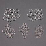 WYSIWYG 3mm 4mm 5mm 6mm 7mm Stainless Steel Jump Rings &amp; Split Ring For DIY Jewelry Making Jewelry Findings &amp; Components