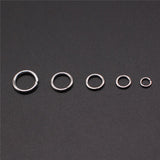 WYSIWYG 3mm 4mm 5mm 6mm 7mm Stainless Steel Jump Rings &amp; Split Ring For DIY Jewelry Making Jewelry Findings &amp; Components