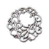 WYSIWYG 3pcs 29x29mm Hollow Carved Flower Pendants Carved Flower Charm Pendants Flower Pendants Hollow Charm