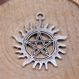 WYSIWYG 3pcs 30x26mm/49x45mm Sun Star Pendants Sun And Star Charm Star And Sun Charm Vintage DIY Accessories For Jewelry Making