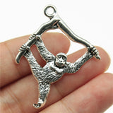 WYSIWYG 3pcs 39x32mm Animal Orangutan Monkey Charm Pendants For Jewelry Making Monkey Pendants Charm Orangutan