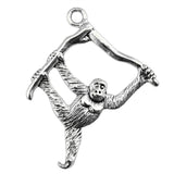 WYSIWYG 3pcs 39x32mm Animal Orangutan Monkey Charm Pendants For Jewelry Making Monkey Pendants Charm Orangutan