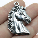 WYSIWYG 3pcs 43x29mm Horse Head Pendant Horse Head Pendant For DIY Jewelry Making Horse Head Charm