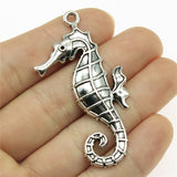 3pcs 59x31mm Sea Horse Charm Pendants Large Hippocampus Pendants Big Hippocampus Charm For Jewelry Making ef4457