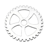 WYSIWYG 3pcs Big Gear Steampunk Pendant Charms Jewelry Making Jewelry Finding Antique Silver Color Antique Bronze Color 40mm