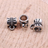 WYSIWYG 40pcs 10x7x7mm Bails Beads Charms Antique Silver Color For DIY Jewelry Making Jewelry Findings Jewelry Accessories