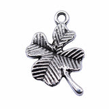 WYSIWYG 40pcs 11x15mm Four Leaf Clover Charms Pendants For Jewelry Making DIY Jewelry Findings Jewelry Accessories