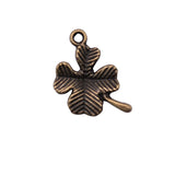 WYSIWYG 40pcs 11x15mm Four Leaf Clover Charms Pendants For Jewelry Making DIY Jewelry Findings Jewelry Accessories