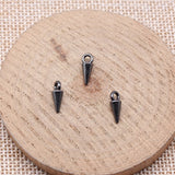 WYSIWYG 40pcs 11x4mm Antique Silver Color Awl Charms Pendant For Jewelry Making DIY Jewelry Findings
