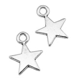 WYSIWYG 40pcs 11x8mm 3 Colors Tiny Star Charm Star Pendant For Jewelry Making EF3681