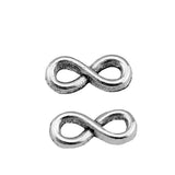 WYSIWYG 40pcs 12x5mm Small Infinity Charms Cute Small Infinity Symbol Charms For Jewelry Making Tiny Infinity Charm