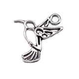WYSIWYG 40pcs 18x18mm Hummingbird Charms For Jewelry Making Antique Silver Plated Antique Bronze Color Jewelry Findings