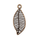 WYSIWYG 40pcs 27x11mm Antique Silver Color Leaves Charms Pendant For Jewelry Making DIY Jewelry Findings