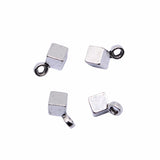 40pcs 3x3mm Antique Silver Color Small Cube Charms Pendant For Jewelry Making DIY Jewelry Findings ef4727