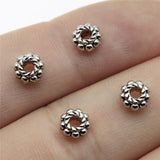 WYSIWYG 40pcs 6x6x3mm Space Bead For Jewelry Making Bracelet DIY Jewelry Accessories Small Hole Spacer Beads