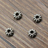 WYSIWYG 40pcs 6x6x3mm Space Bead For Jewelry Making Bracelet DIY Jewelry Accessories Small Hole Spacer Beads