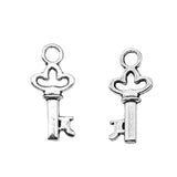 WYSIWYG 40pcs 8x16mm Key Charms Pendants For Jewelry Making DIY Jewelry Findings Jewelry Accessories