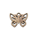 WYSIWYG 40pcs Charms 12x10mm Butterfly Charms For Jewelry Making DIY Jewelry Findings Antique Silver Color Alloy Charms Pendant