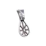 WYSIWYG 40pcs Charms 16x7mm Bails Beads Charms For Jewelry Making DIY Jewelry Findings Antique Silver Color Alloy Charms Pendant