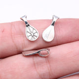 WYSIWYG 40pcs Charms 16x7mm Bails Beads Charms For Jewelry Making DIY Jewelry Findings Antique Silver Color Alloy Charms Pendant