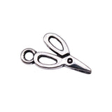 40pcs Charms 16x8mm Scissors Charms For Jewelry Making DIY Jewelry Findings Antique Silver Color Alloy Charms Pendant ef1357