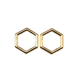 WYSIWYG 40pcs Charms Hexagonal Honeycomb 10x10mm Antique Silver Color Pendant Hexagonal Honeycomb Charms Jewelry Findings