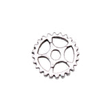 WYSIWYG 40pcs Gear Charms Pendant DIY Jewelry Findings For Jewelry Makingantique Silver Color Tone 8mm