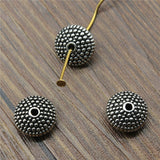 WYSIWYG 4pcs 11x11x6mm Small Holes Spacer Beads For Jewelry Making Bracelet DIY Small Holes Charm