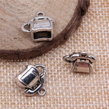 WYSIWYG 4pcs 13x13x8mm Vintage 3D Phone Charm Charms For Jewelry Making Retro Telephone Charms Charm Retro Phone