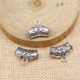 WYSIWYG 4pcs 13x19mm Pendant Charm Clip Clasp Bail Beads Hanging Connector Pendants For Necklace Making For Jewelry Making