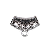 WYSIWYG 4pcs 13x19mm Pendant Charm Clip Clasp Bail Beads Hanging Connector Pendants For Necklace Making For Jewelry Making