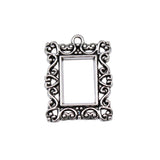 4pcs 20x15mm Photo Frame Charms For Jewelry Making Retro Rectangle Photo Frame Charms Charm Photo Frame ef4709