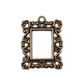 4pcs 20x15mm Photo Frame Charms For Jewelry Making Retro Rectangle Photo Frame Charms Charm Photo Frame ef4709