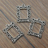4pcs 20x15mm Photo Frame Charms For Jewelry Making Retro Rectangle Photo Frame Charms Charm Photo Frame ef4709