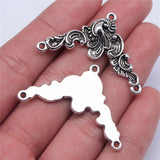 WYSIWYG 4pcs 20x42mm Pendant Lucky Connector Lucky Connector Charm Pendants For Jewelry Making Lucky Connector Pendants