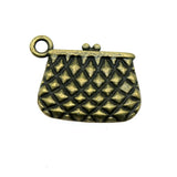 4pcs 26mm Handbag Charms Antique Bronze Color Charms For Jewelry Making Jewelry Findings ef4361